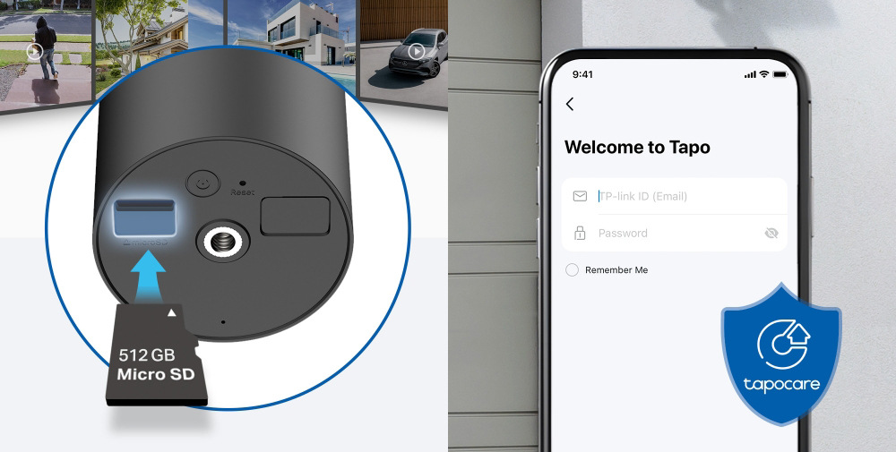 IP kamera TP-Link Tapo C411 Kit čierna IP kamera TP-Link Tapo C411 Kit čierna