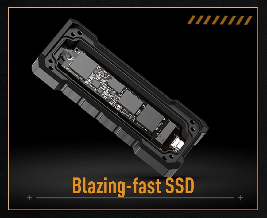 Otvorený disk s vnútorným NVMe modulom