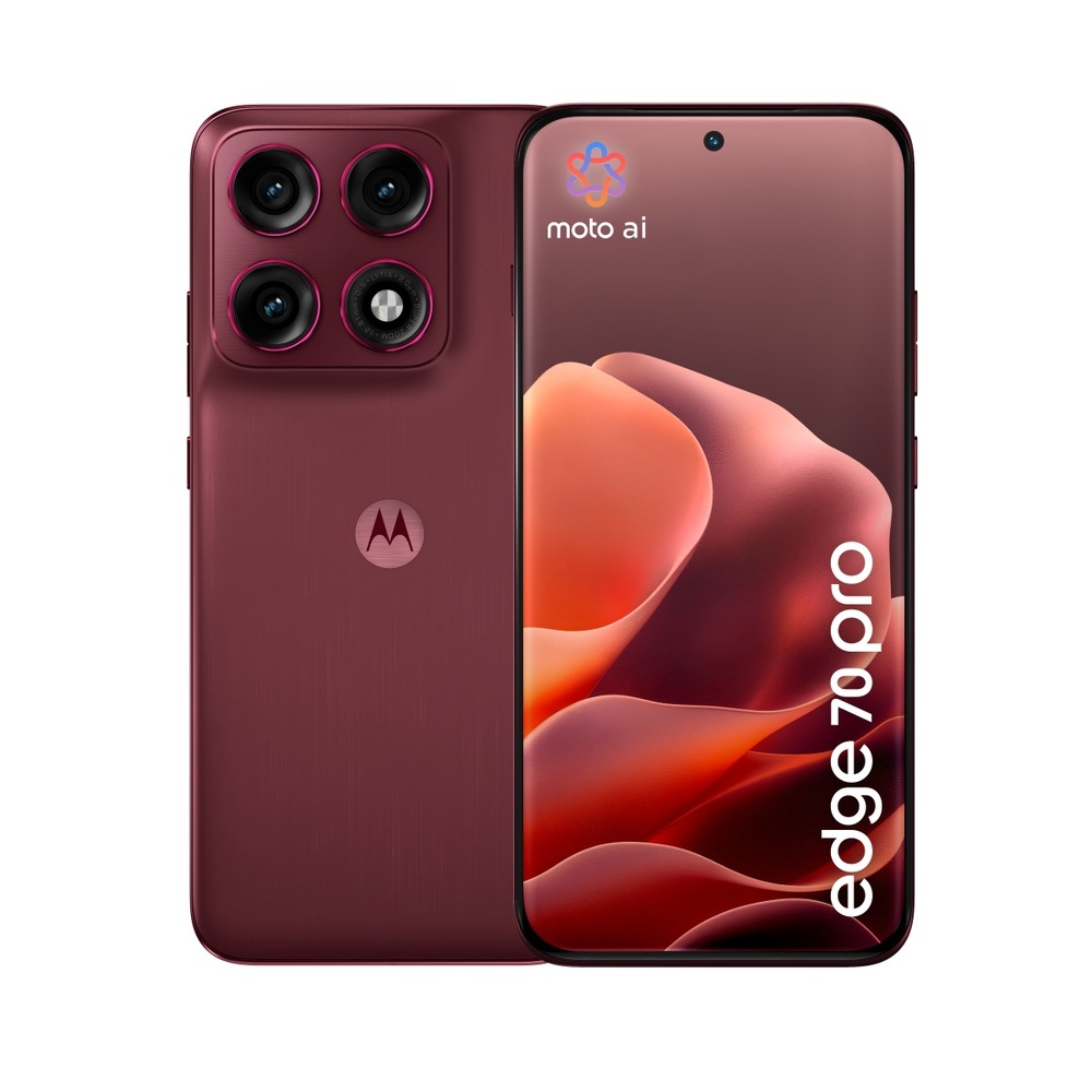 Motorola Edge 70 Pro 8+256GB gsm tel. PANTONE Zinfandel (Red)