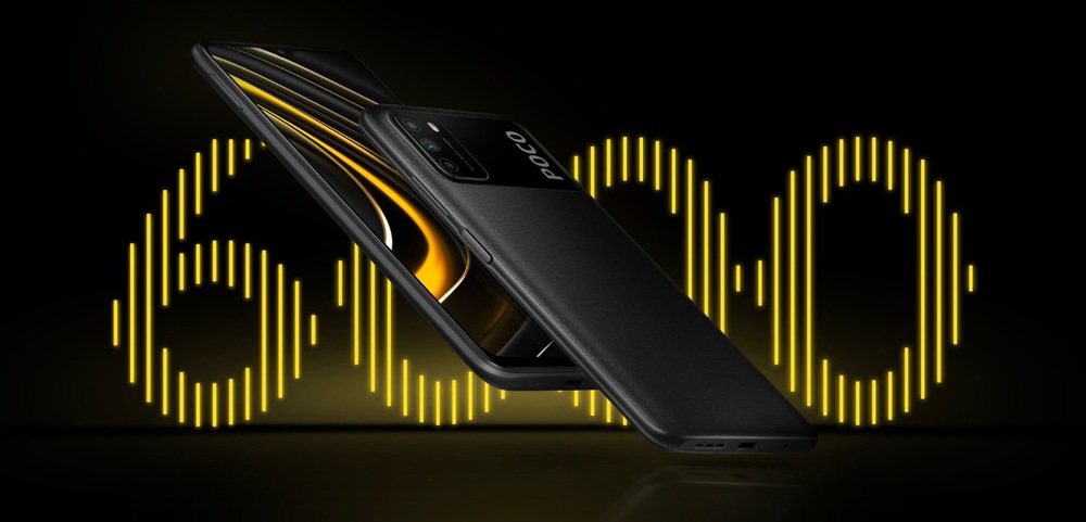 Mobilný telefón Poco M3 64 GB čierny Chytrý mobilní telefon Xiaomi Poco M3