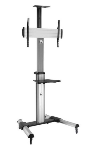 Stojan pre TV STELL SOS 4100, pre uhlopriečky 40" až 100", nosnosť 50 kg strieborný Stojan pre TV STELL SOS 4100, pre uhlopriečky 40" až 100", nosnosť 50 kg strieborný