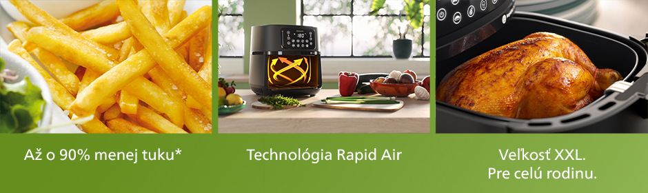 Fritéza teplovzdušná Philips Airfryer 5000 Series 7,2 l, Connected HD9285/90 čierna Philips Series 5000 Airfryer XXL Connected 16 v 1 HD9285/90