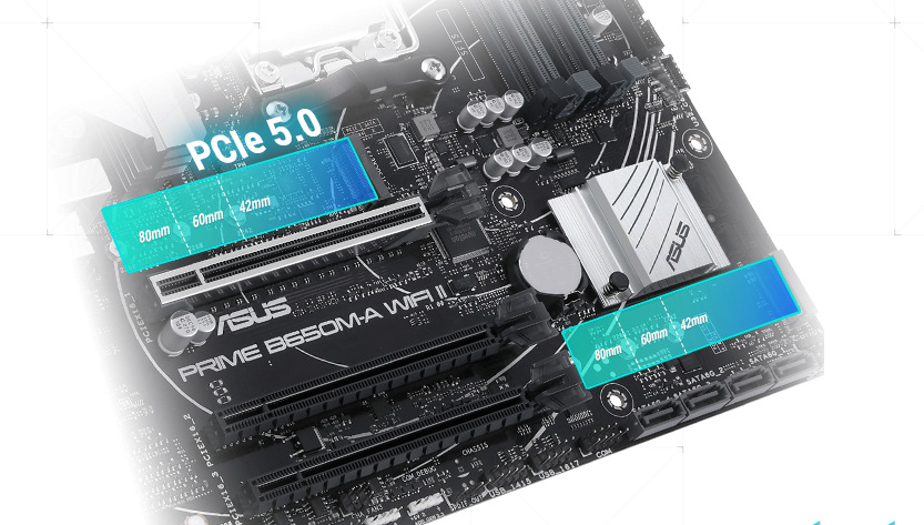 Základná doska Asus PRIME B650M-A WIFI II Základná doska Asus PRIME B650M-A WIFI II