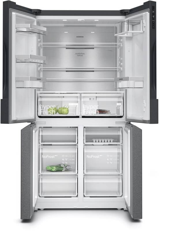 Americká chladnička Siemens iQ300 KF96NAXEA HomeConnect čierna/ocel