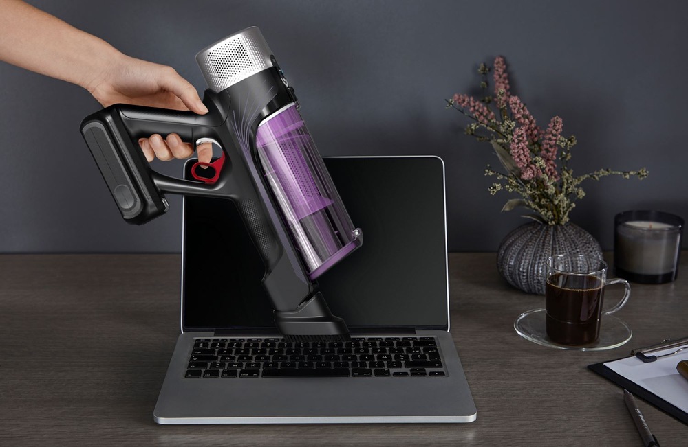 Tyčový vysávač Rowenta RH2039WO X-Force Flex 9.60 Allergy 3 v 1, 100 AW fialový