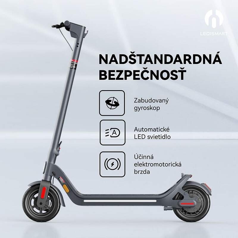Elektrická kolobežka LEQI A10 čierna