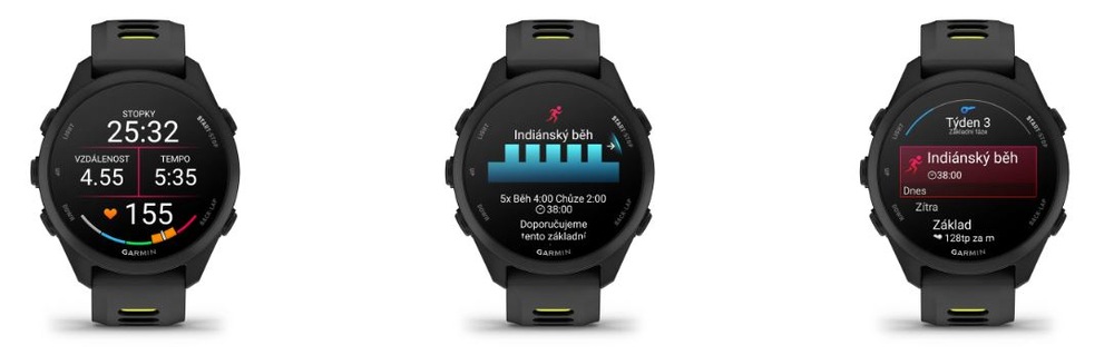 Chytré hodinky Garmin Forerunner 170 rôzne ciferníky