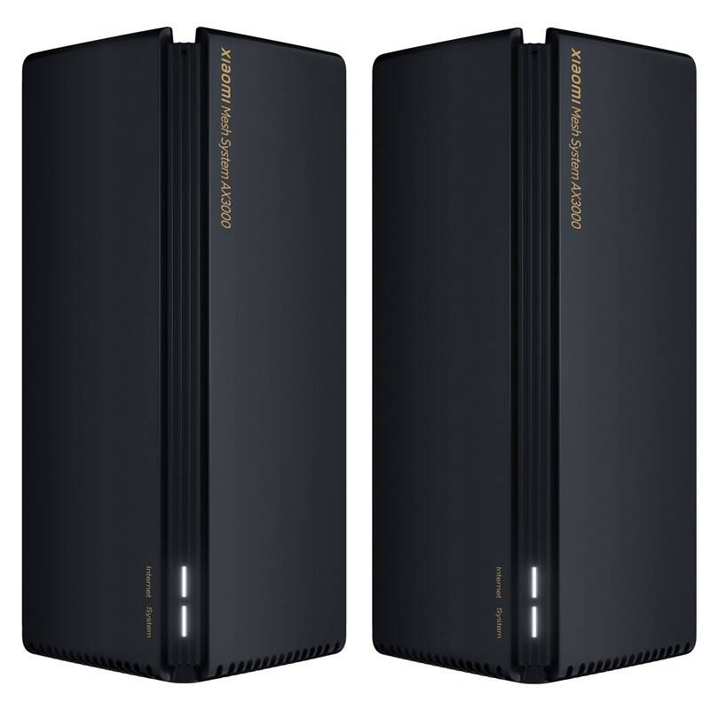 Kompletný Wi-Fi systém Xiaomi AX3000 (2-pack) čierny