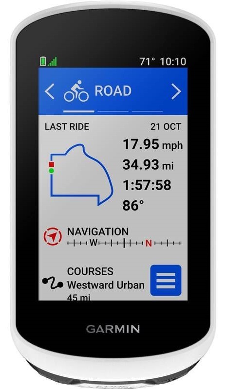 Cyklopočítač s GPS Garmin EDGE Explore 2 čierny/biely