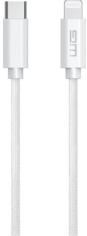Kábel WG USB-C/Lightning, MFi, 2 m - biely