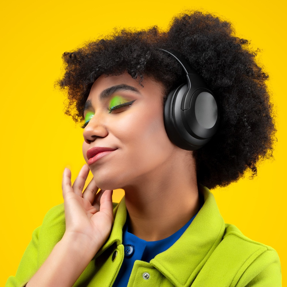 Slúchadlá Niceboy Aura 5, Active Noise Cancelling čierna „Niceboy