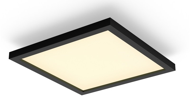 LED stropné svietidlo Philips Hue Aurelle Panel S, 30 cm čierne