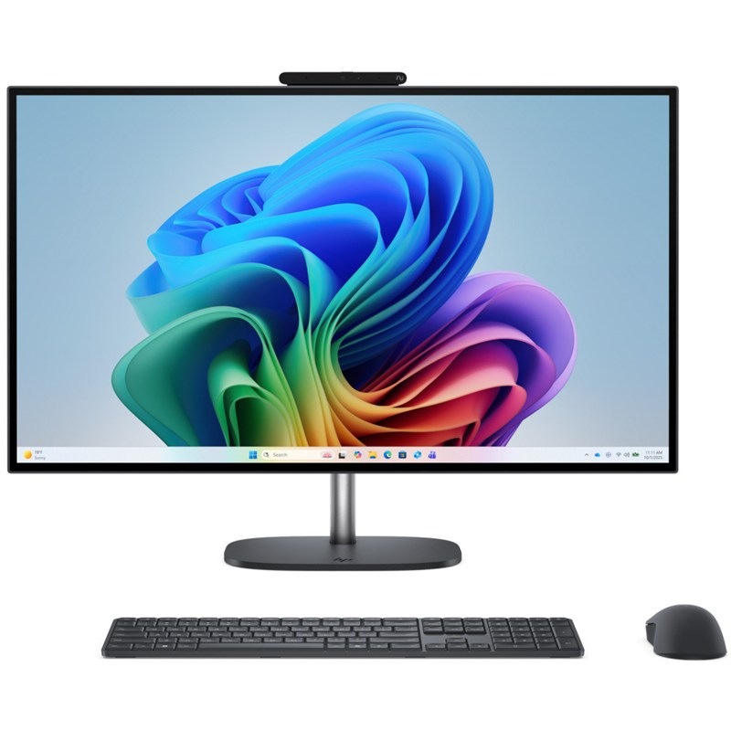 All-in-one počítač HP OmniStudio X AiO AI 27-cx0002nc, čierna/sivá farba.