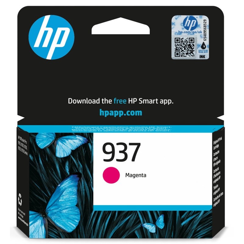 Cartridge HP 937, 800 stran purpurová farba