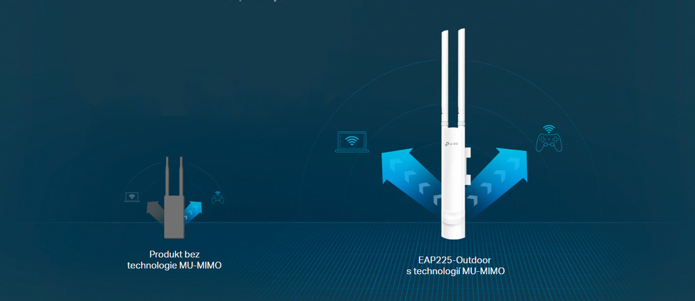 Prístupový bod (AP) TP-Link EAP225 - Outdoor
