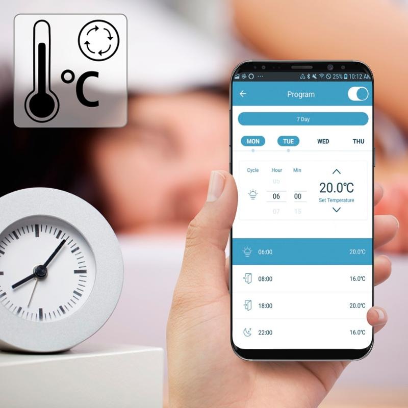 Bezdrôtová termohlavica Hama SMART set pre reguláciu vykurovania, centrála + 2x hlavica