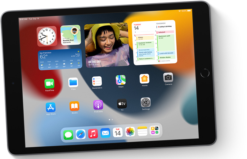 Tablet Apple iPad 10.2 (2021) Wi-Fi + Cellular 64GB - strieborný