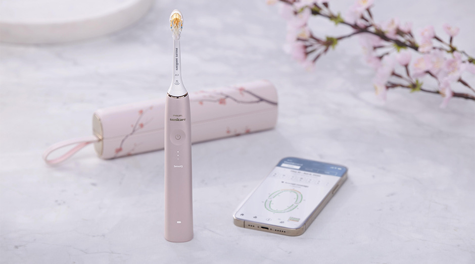 Zubná kefka Philips Sonicare 9900 DiamondClean Prestige Limited Edition HX9992/31 ružová