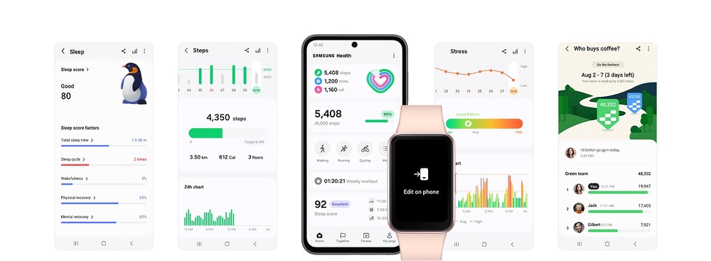 Fitness náramok Samsung Galaxy Fit3 strieborný Fitness náramok Samsung Galaxy Fit3 strieborný