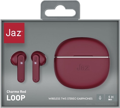 JAZ TWS LOOP C-RED, BEZDRÁTOVÁ SLUCH