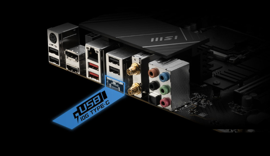 Základná doska MSI PRO B760-P WIFI DDR4 U MSI PRO B760-P WIFI je na vysokej úrovni aj konektivita, vrátane USB-C