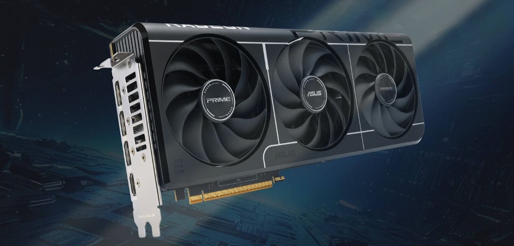 Grafická karta Asus AMD Radeon RX 9070 Prime OC EVO 16GB čierna Lifestylové foto VGA Asus AMD Radeon RX 9070 Prime OC EVO 16GB