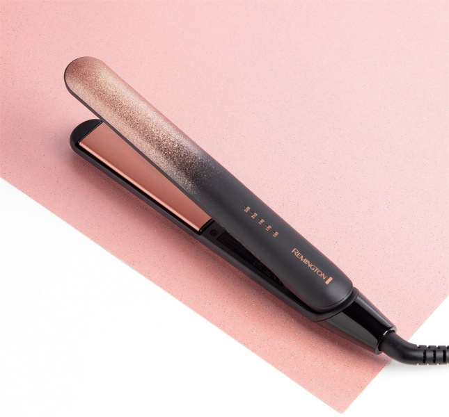 Žehlička na vlasy Remington S5305 Rose Shimmer čierna/zlatá Remington S5305 Rose Shimmer