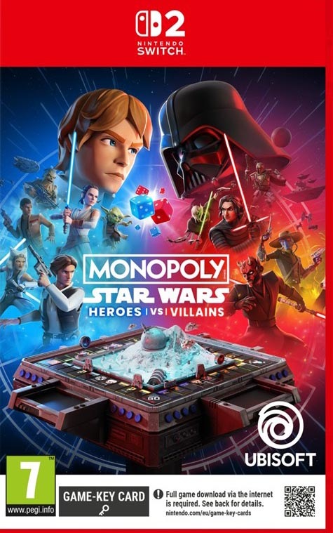 MONOPOLY: Star Wars Heroes vs. Villains Nintendo Switch 2″ width=