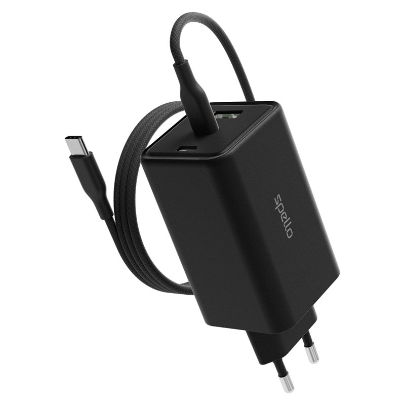 Napájací adaptér Spello by Epico ForceBoost GaN SA100b 100W čierna