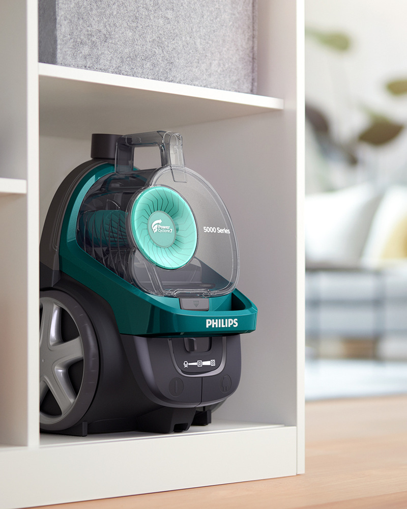 Podlahový vysávač Philips PowerPro Active FC9555/09 zelený Bezvreckový vysávač Philips FC9555/09 PowerPro Active
