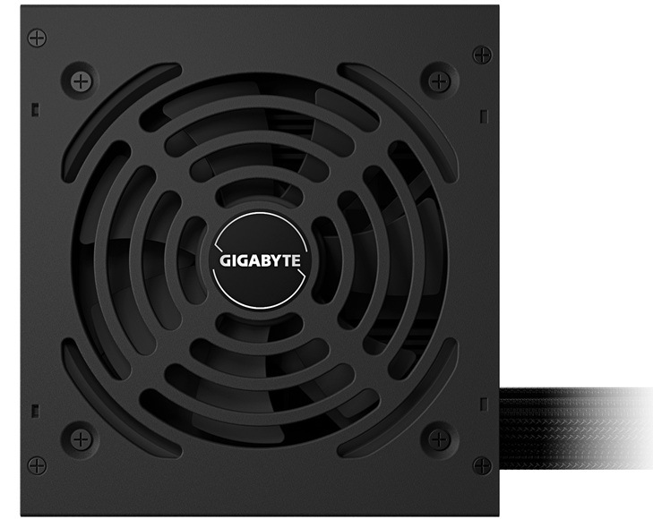 Zdroj GIGABYTE P650G 650W PCIE 5.1, 80PLUS Gold čierny Detail obrázku zdroja.