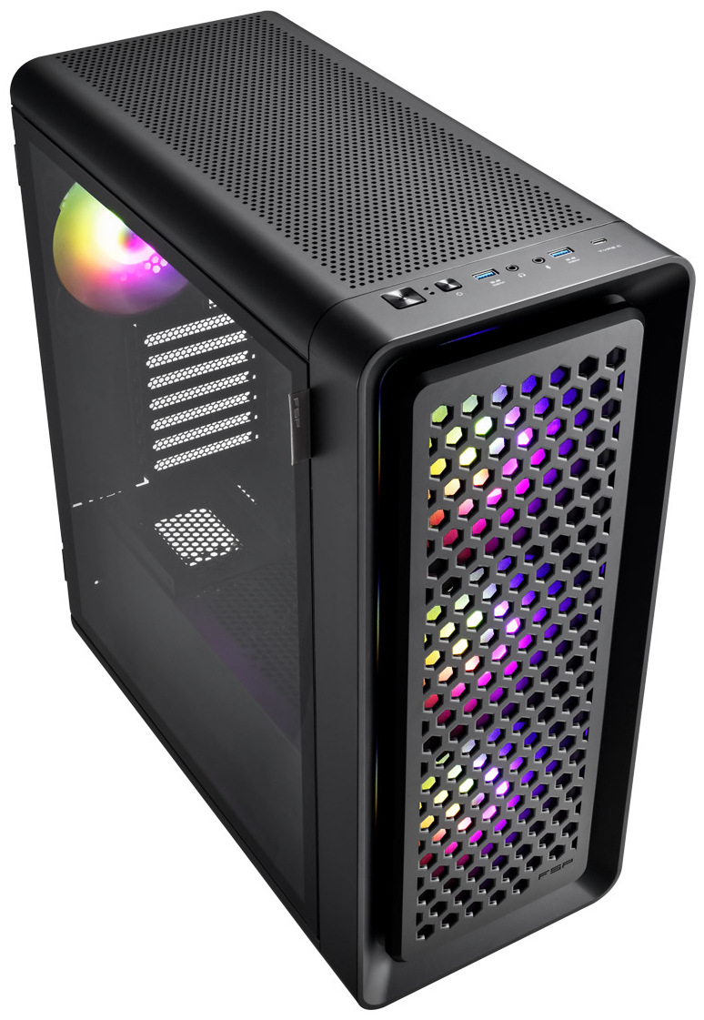 Case Fortron CUT593P - čierna