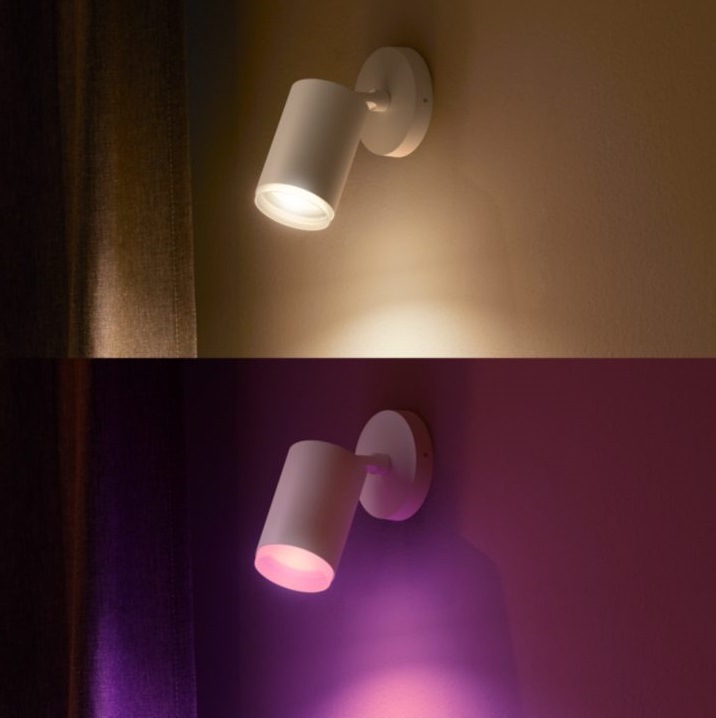 Bodové svietidlo Philips Hue Fugato White and Color Ambiance Spot biele