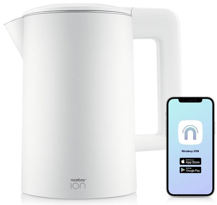 Rýchlovarná kanvica Niceboy ION SmartKettle biela