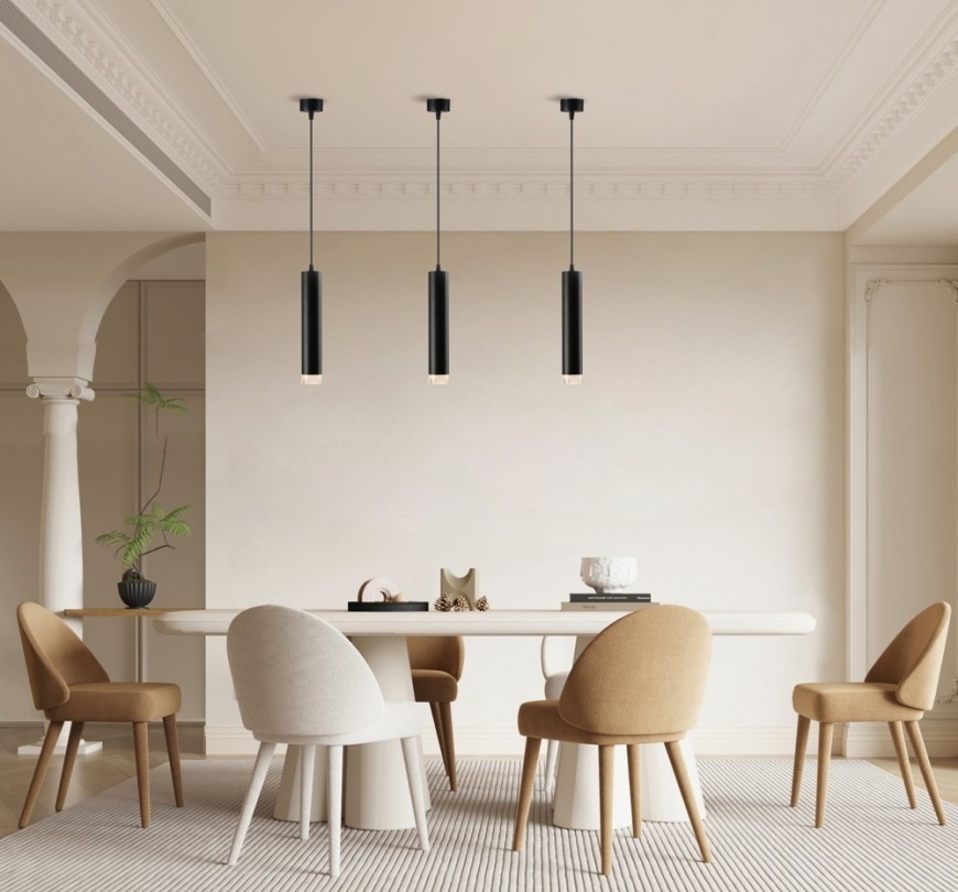 Závesné svietidlo IMMAX NEO LITE PUNTO-ZA SMART, Wi-Fi, BEACON, TUYA - čierne