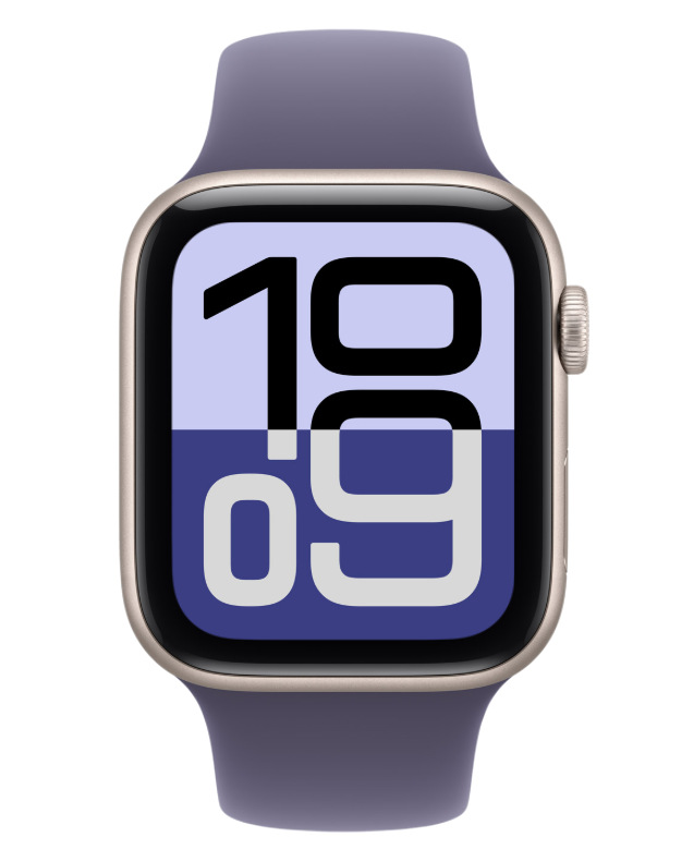 Inteligentné hodinky Apple Watch SE 3 GPS + Cellular 44mm temne atramentový hliník - temne atramentový športový remienok - M/L