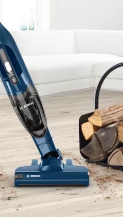 Tyčový vysávač Bosch BCHF216S Readyy'y 16Vmax, Series 2 modrý