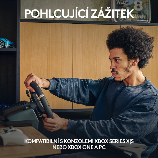 Volant Logitech G920 pre Xbox One, One X, One S, PC + pedále čierny