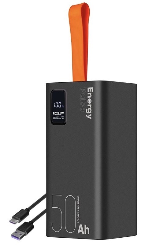 Powerbank Obal:Me EnergyPulse 50000mAh čierny