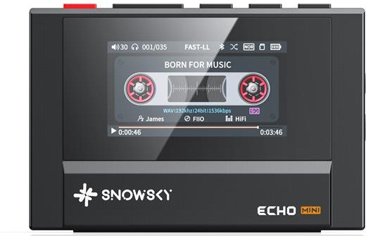 HiFi prenosný digitálny prehrávač FiiO SNOWSKY ECHO Mini 512MB čierny Digitálny prehrávač FiiO SNOWSKY Echo Mini, čierny