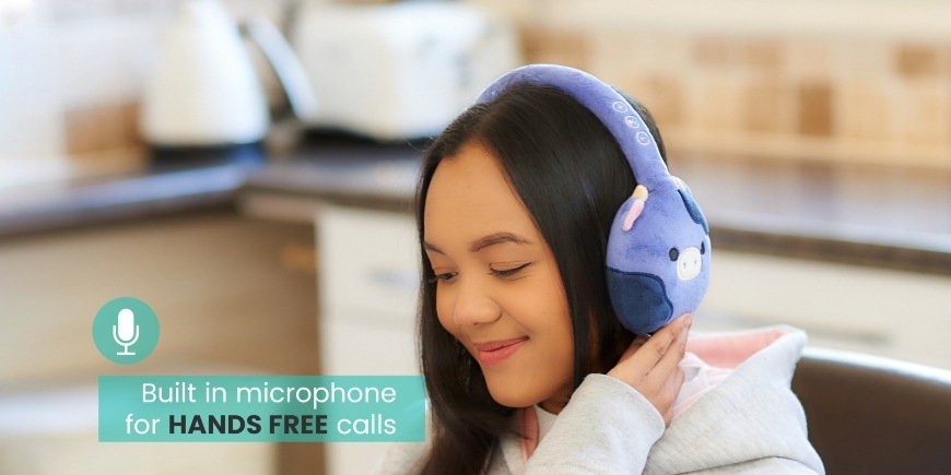 Slúchadlá Lazerbuilt Squishmallows Plush Bluetooth - Ingred modrá Lazerbuilt Squishmallows Plush Bluetooth Ingred, modrá