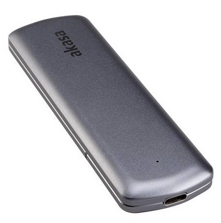 Externý rámček AKASA USB 3.2 Gen 2 pre M.2 SSD Aluminium Enclosure hliník