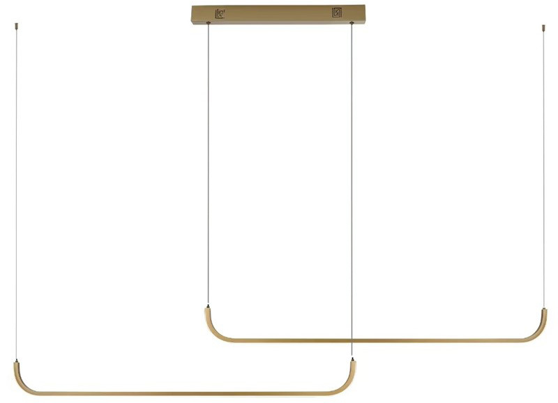 Závesné svietidlo IMMAX NEO PATTINI SMART, 160-280cm, 53W, 3640lm, Zigbee 3.0, TUYA - zlaté