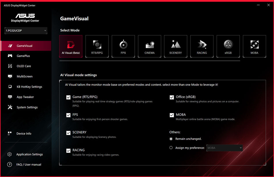 Herný monitor Asus ROG Swift OLED PG32UCDP čierny