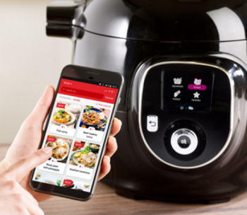 Multifunkčný tlakový hrniec Tefal Cook4me+ Connect CY855830 čierny Aplikace