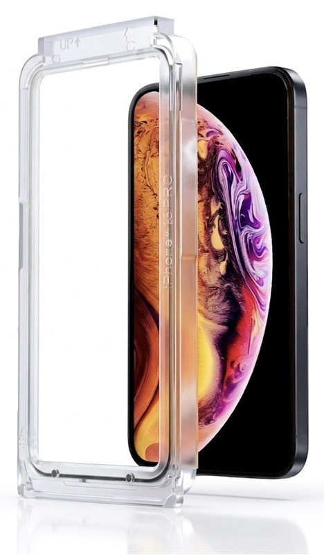 Tvrdené sklo WG na Apple iPhone 17 Pro, čierna a priehľadná farba