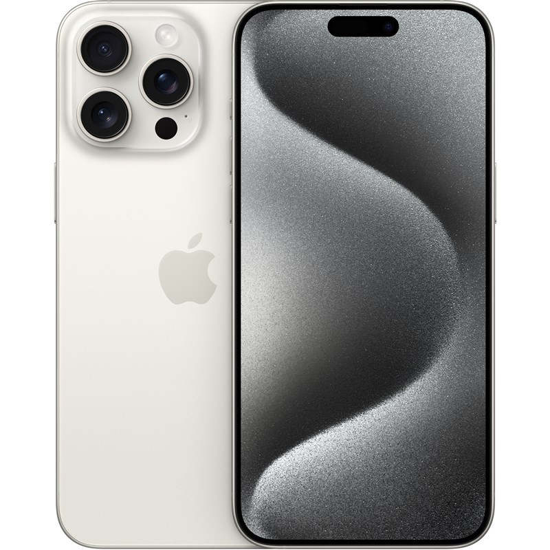 Mobilný telefón Apple iPhone 15 Pro Max 256GB biely titán