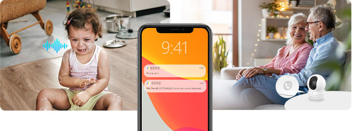 IP kamera EZVIZ H6c Pro 4K biela