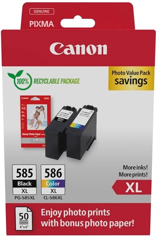 Atramentová náplň Canon PG-585XL/CL-586XL s fotopapierom GP-501