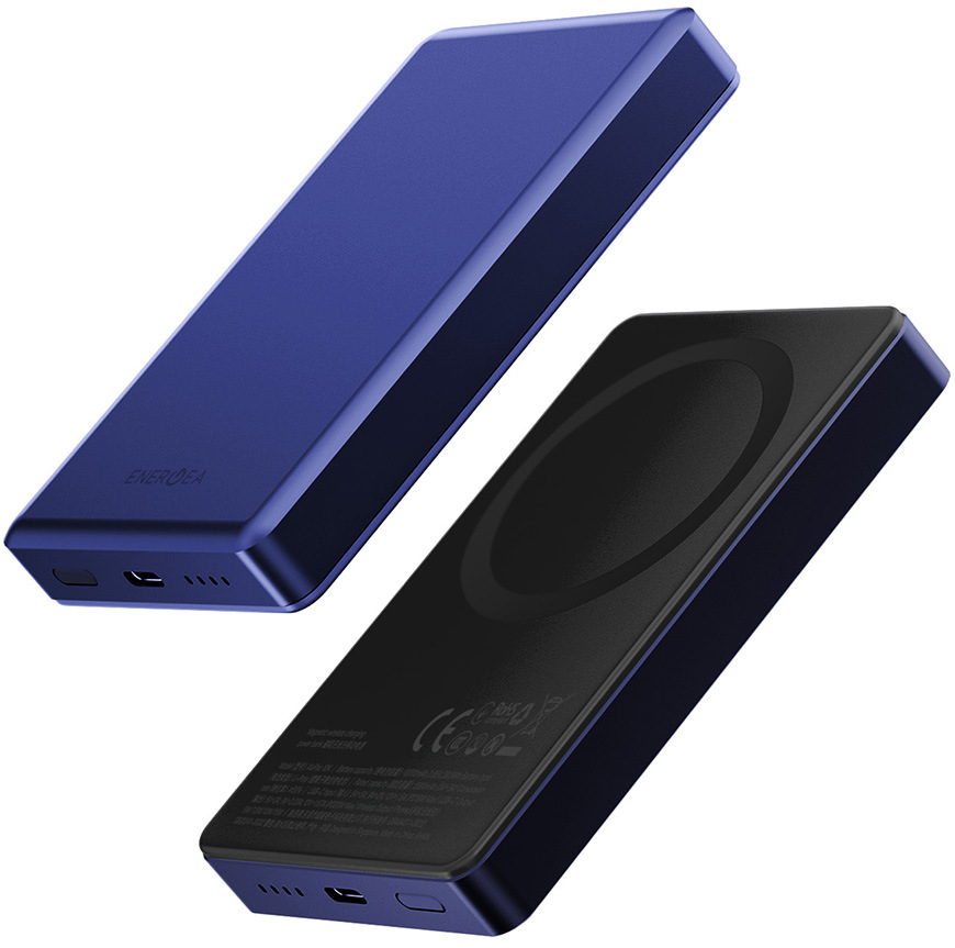 Powerbank Energea AluPac 10K MagSafe 10000 mAh modrá Powerbanka Energea AluPac 10K MagSafe 10000 mAh - modrá